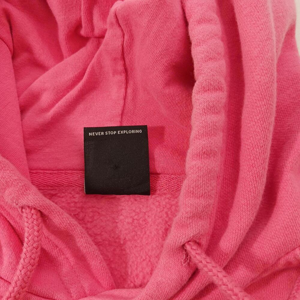 The North Face Women's Pink Cotton Blend Pullover Drawstring Hoodie Sweatshirt M - Picture 4 of 16